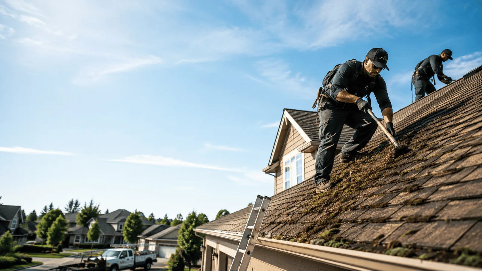 Roof Moss Removal in Dunlap, IL near me